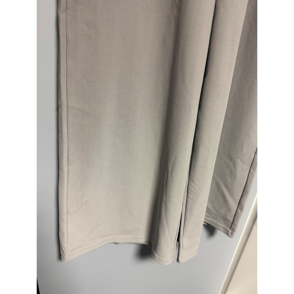Halara Flex MicroWaffle Wide Leg Pants High Waisted Gray Comfort Size M NWT - Picture 8 of 8